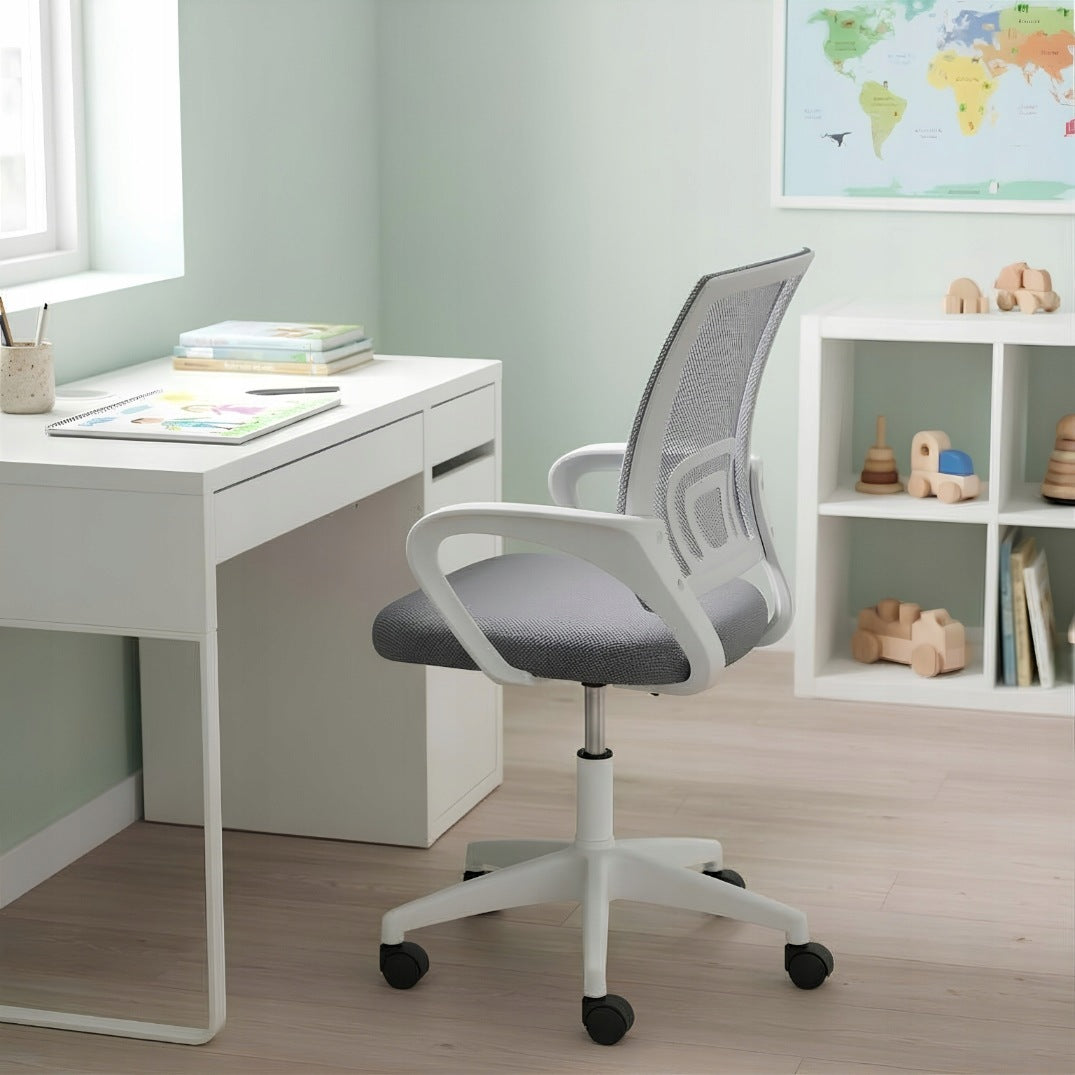 OFFICE CHAIR SWIVEL DESK CHAIR OFFICE MICRO MESH GREY COMFORTABLE Brand Szchara