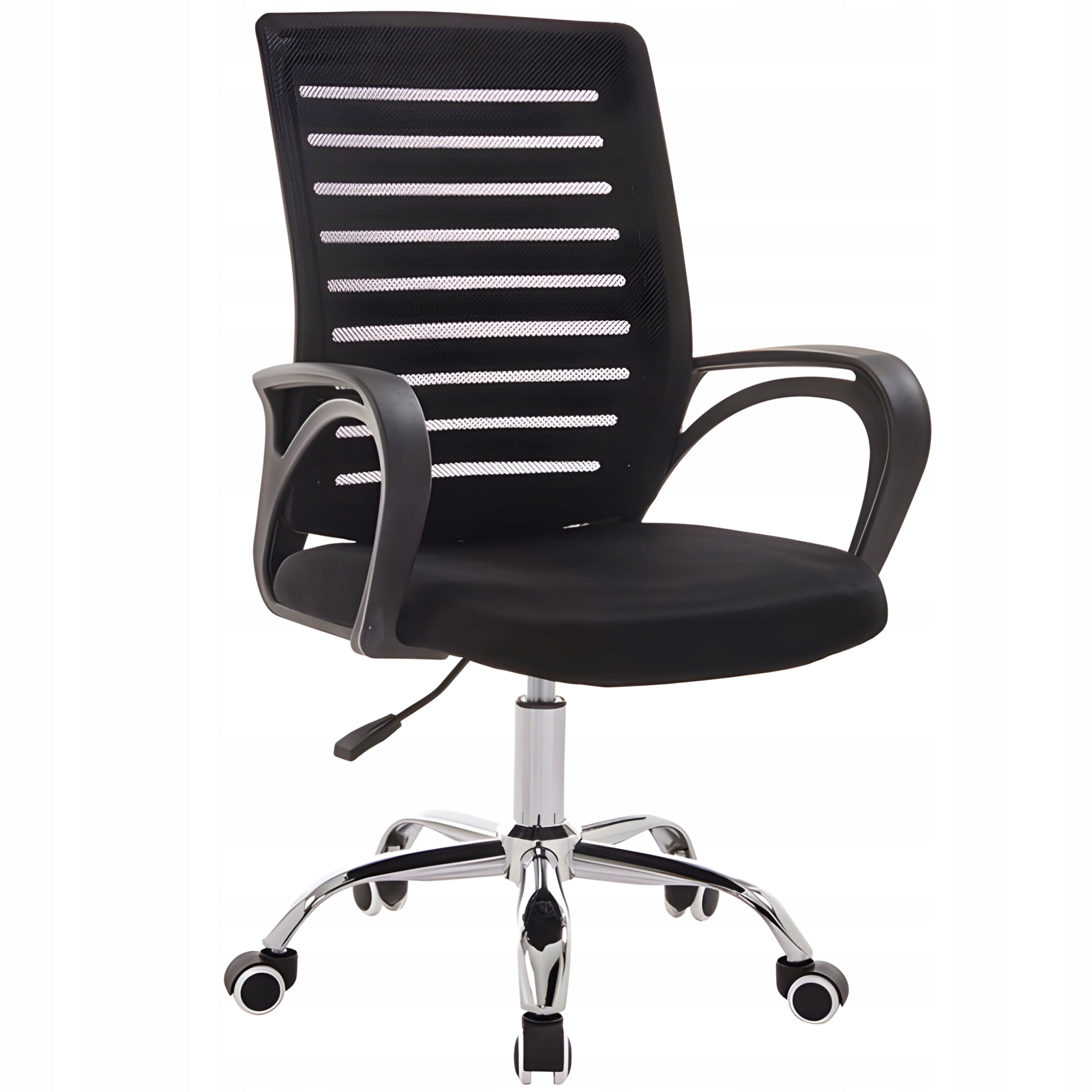 OFFICE CHAIR SWIVEL DESK CHAIR VENTILATED MESH BLACK UP TO 150KG Packaging status original