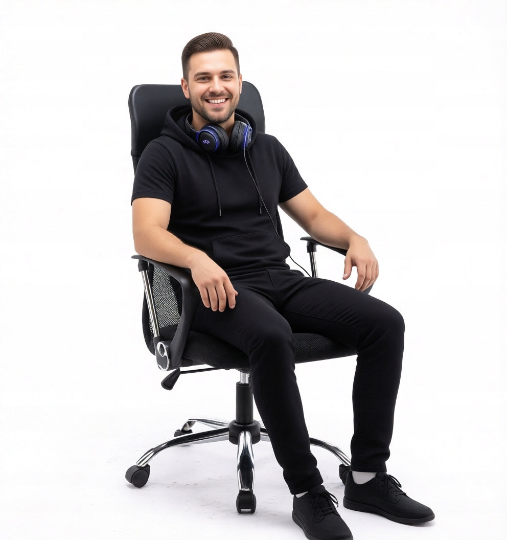 OFFICE CHAIR SWIVEL ERGONOMIC BLACK COMFORTABLE OFFICE FAME CHAIR Medical device no