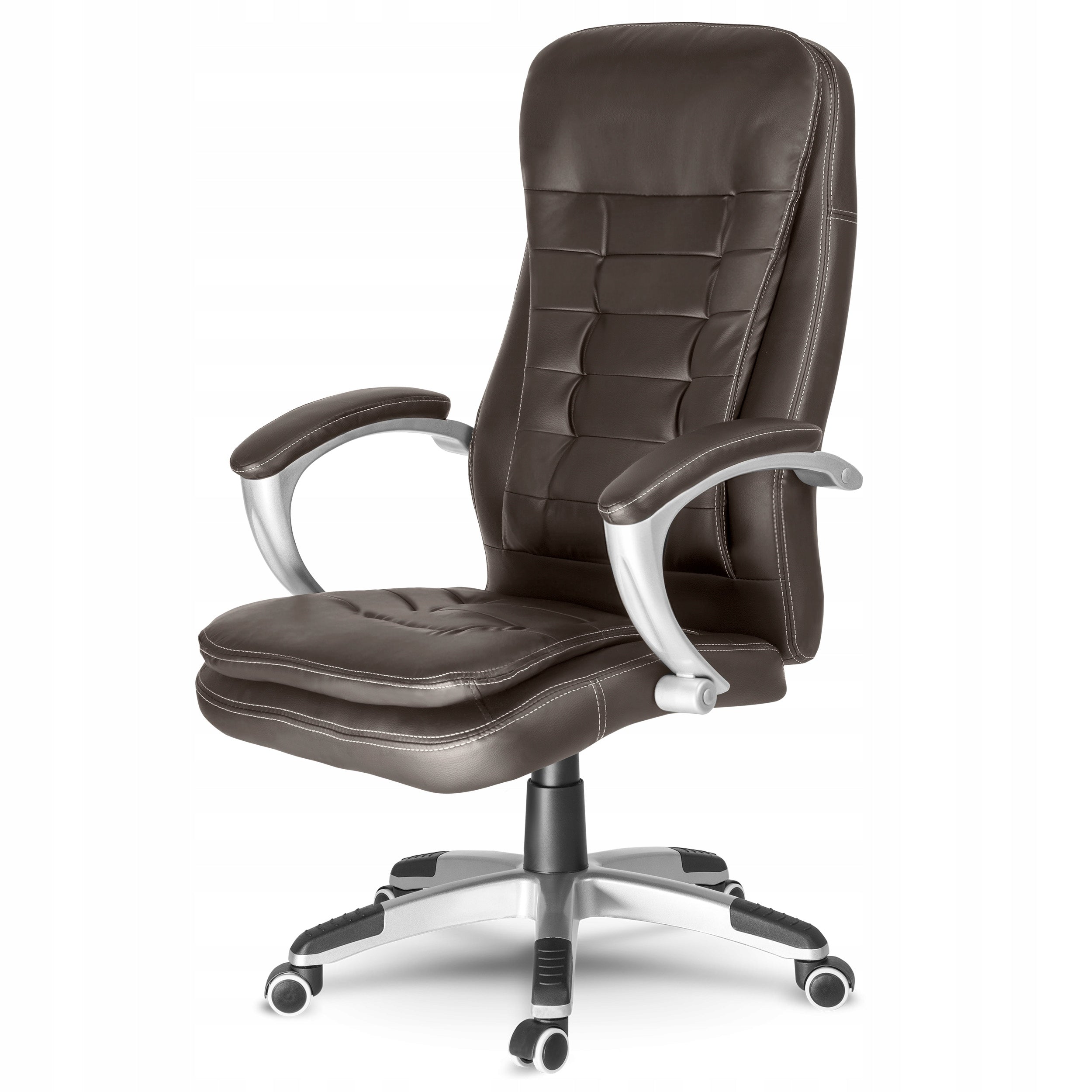 OFFICE CHAIR SWIVEL ERGONOMIC OFFICE CHAIR SWIVEL DARK BROWN Packaging status original