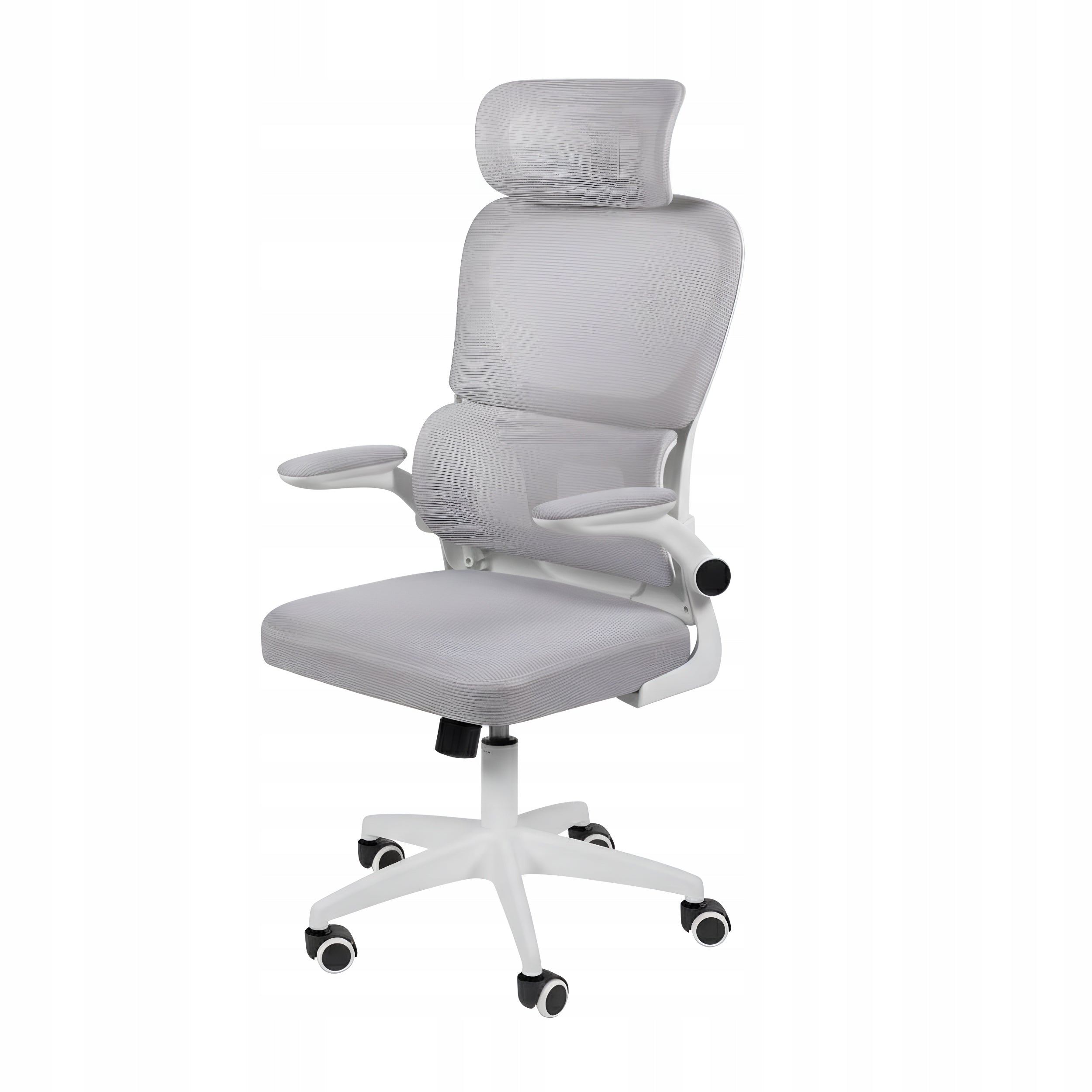 OFFICE CHAIR SWIVEL ERGONOMIC OFFICE CHAIR SWIVEL GREY MESH Packaging status original