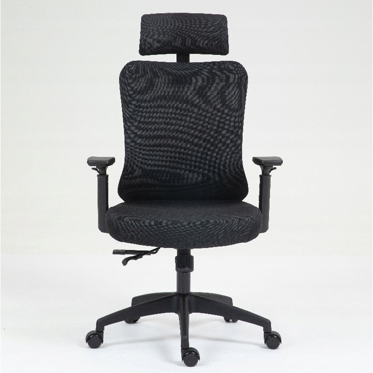 OFFICE CHAIR SWIVEL FABRIC BLACK ERGONOMIC CHAIR ERGOBIT Packaging status original