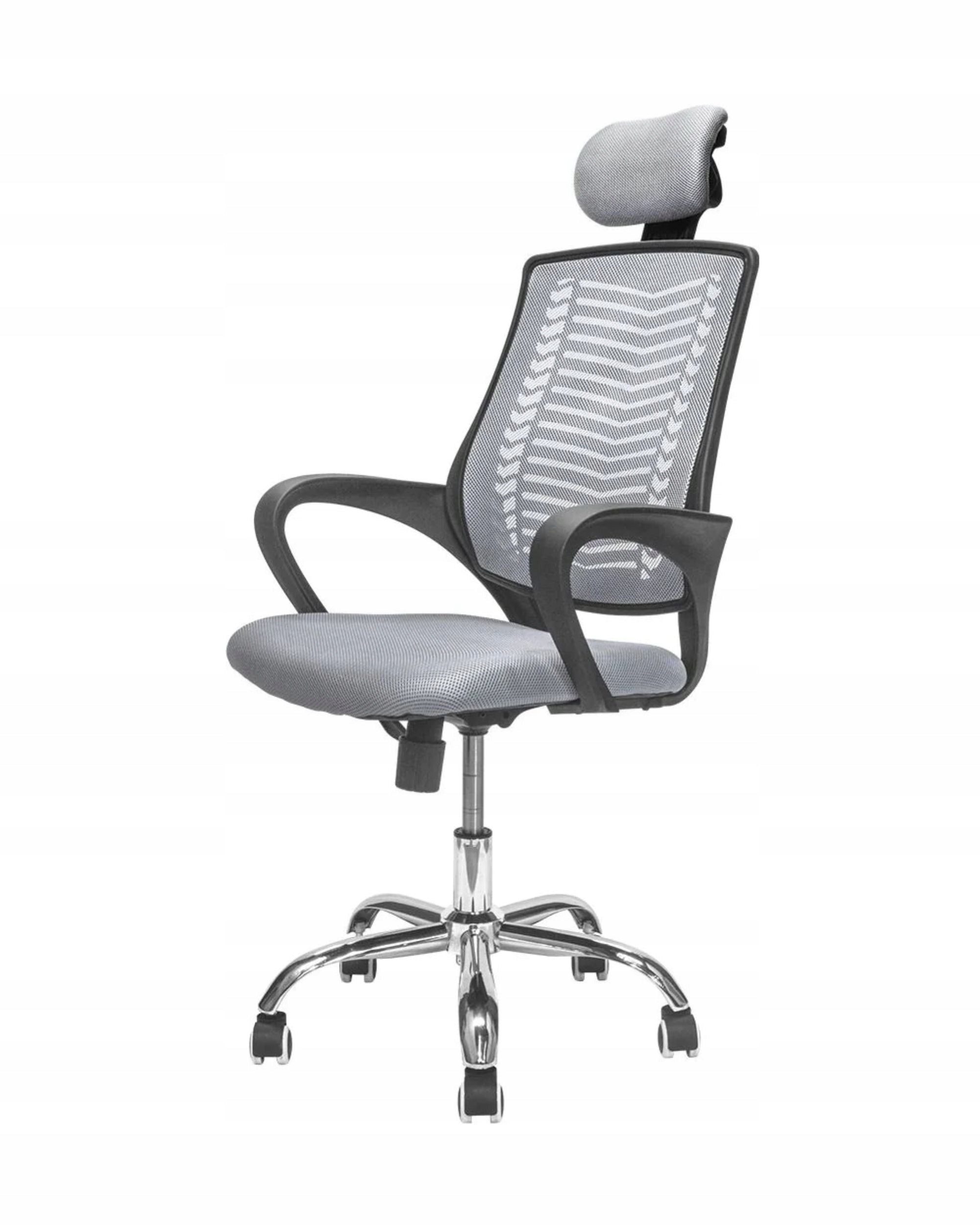 OFFICE CHAIR SWIVEL OFFICE CHAIR FOR DESK MICRO MESH GREY AIRIS Manufacturer code 06-6274 SZARY