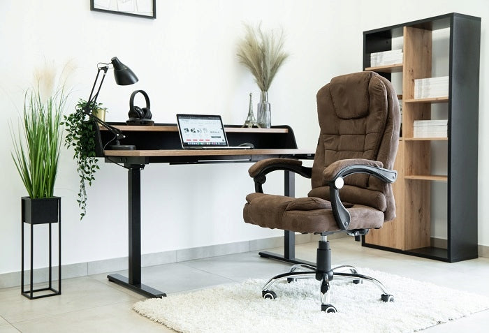 OFFICE CHAIR SWIVEL VELVET OFFICE CHAIR ADJUSTABLE FOR ROOM OFFICE Packaging status original