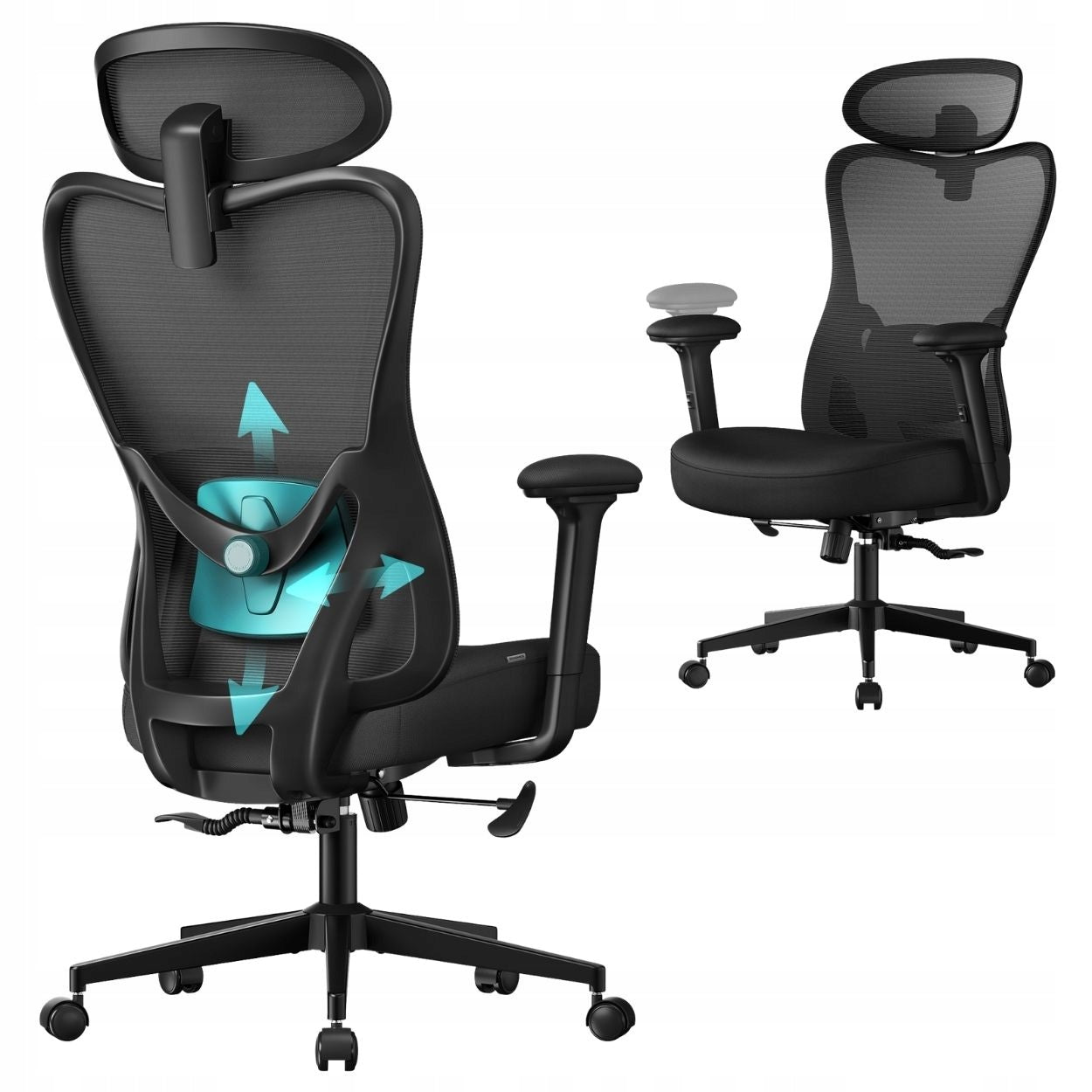 OFFICE CHAIR SWIVEL ergonomic chair black adjustable computer