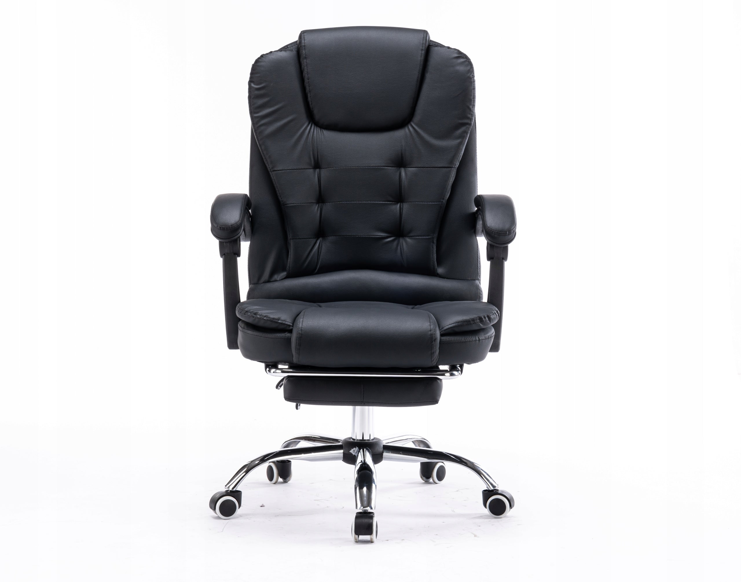 OFFICE CHAIR Swivel CHAIR ERGONOMIC Footrest Black Comfortable Packaging status original