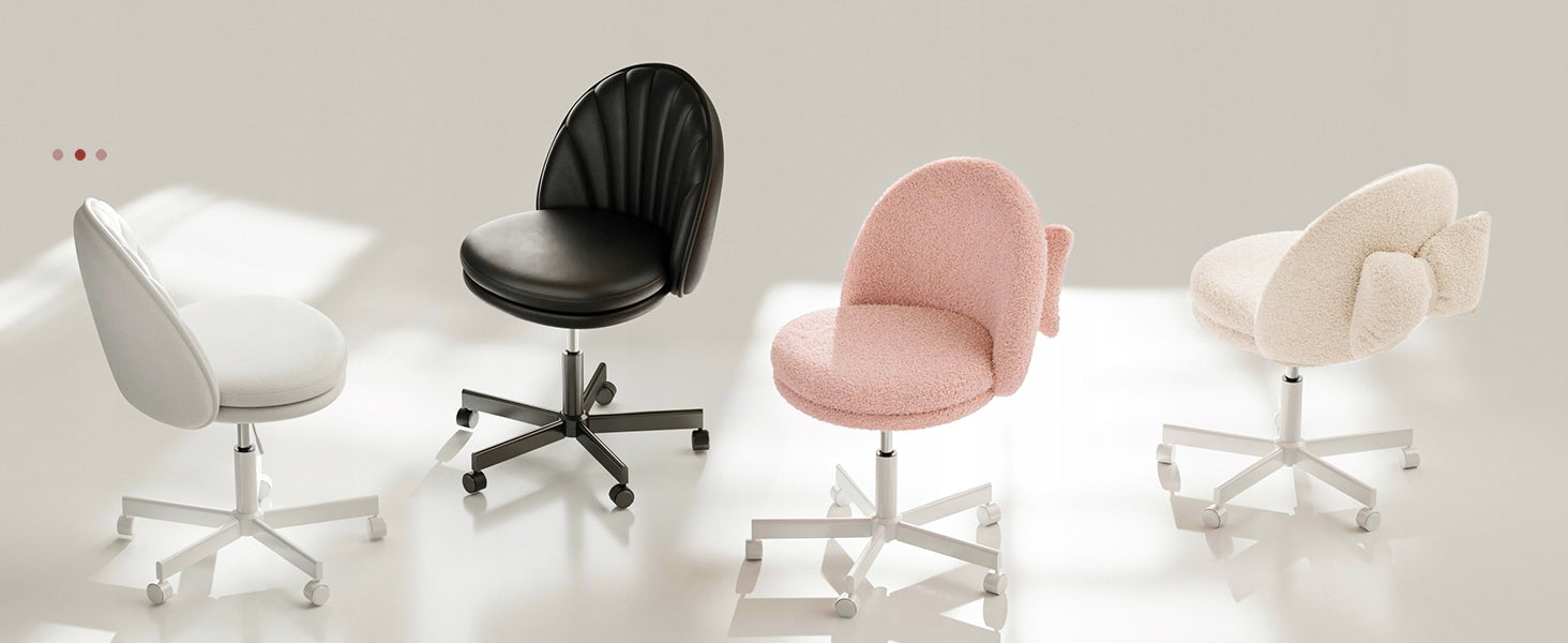OFFICE CHAIR Swivel without Armrests ADJUSTABLE Teddy-Plusz White Manufacturer code CH710-WHITE-TV