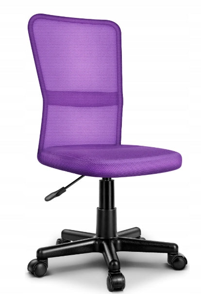 OFFICE CHAIR TRESKO PURPLE SWIVEL ADJUSTABLE HEIGHT