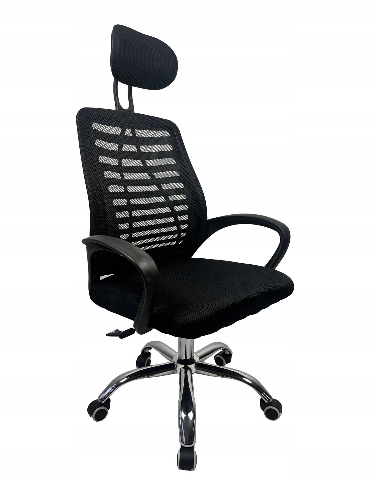 OFFICE CHAIR swivel chair KRIS black MESH ERGONOMIC headrest Manufacturer code Fotel KRIS