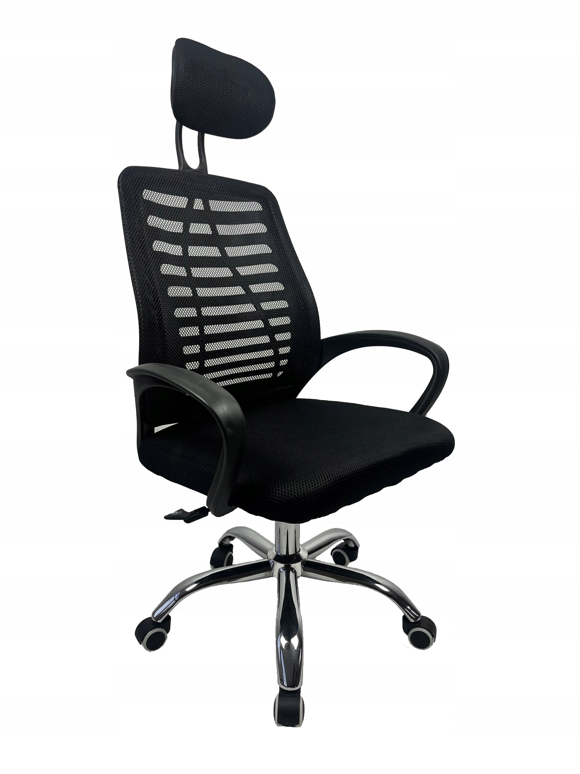 OFFICE CHAIR swivel chair KRIS black MESH ERGONOMIC headrest Manufacturer code Fotel KRIS