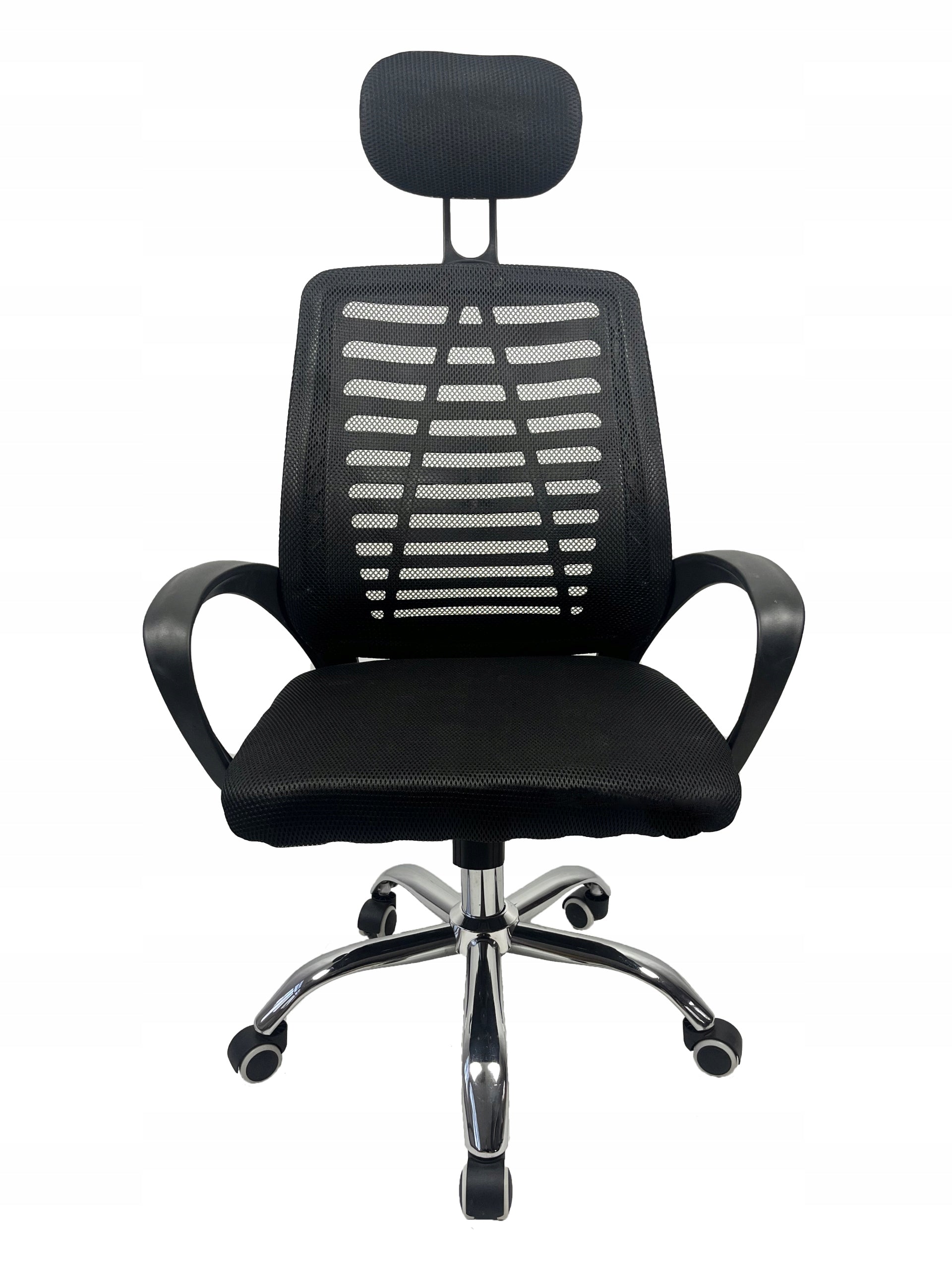 OFFICE CHAIR swivel chair KRIS black MESH ERGONOMIC headrest Packaging status original
