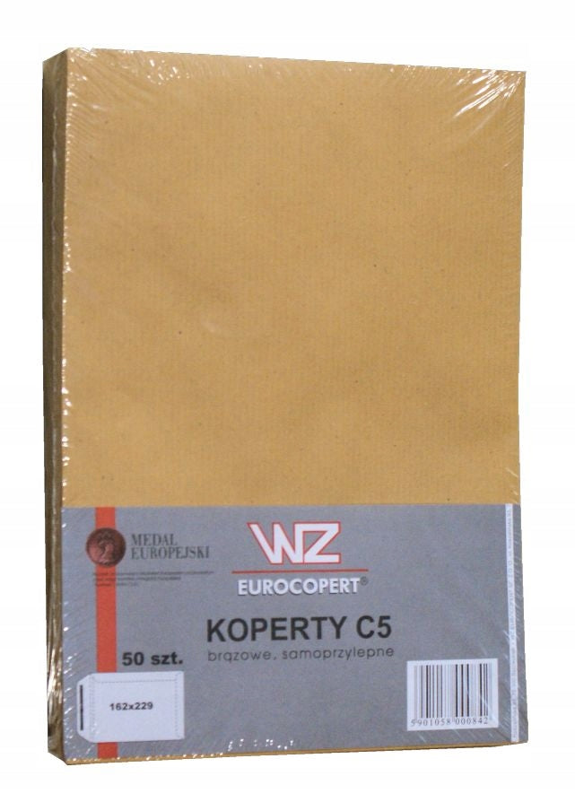 OFFICE ENVELOPES with strap C5 brown WZ paper ENVELOPES without WINDOW