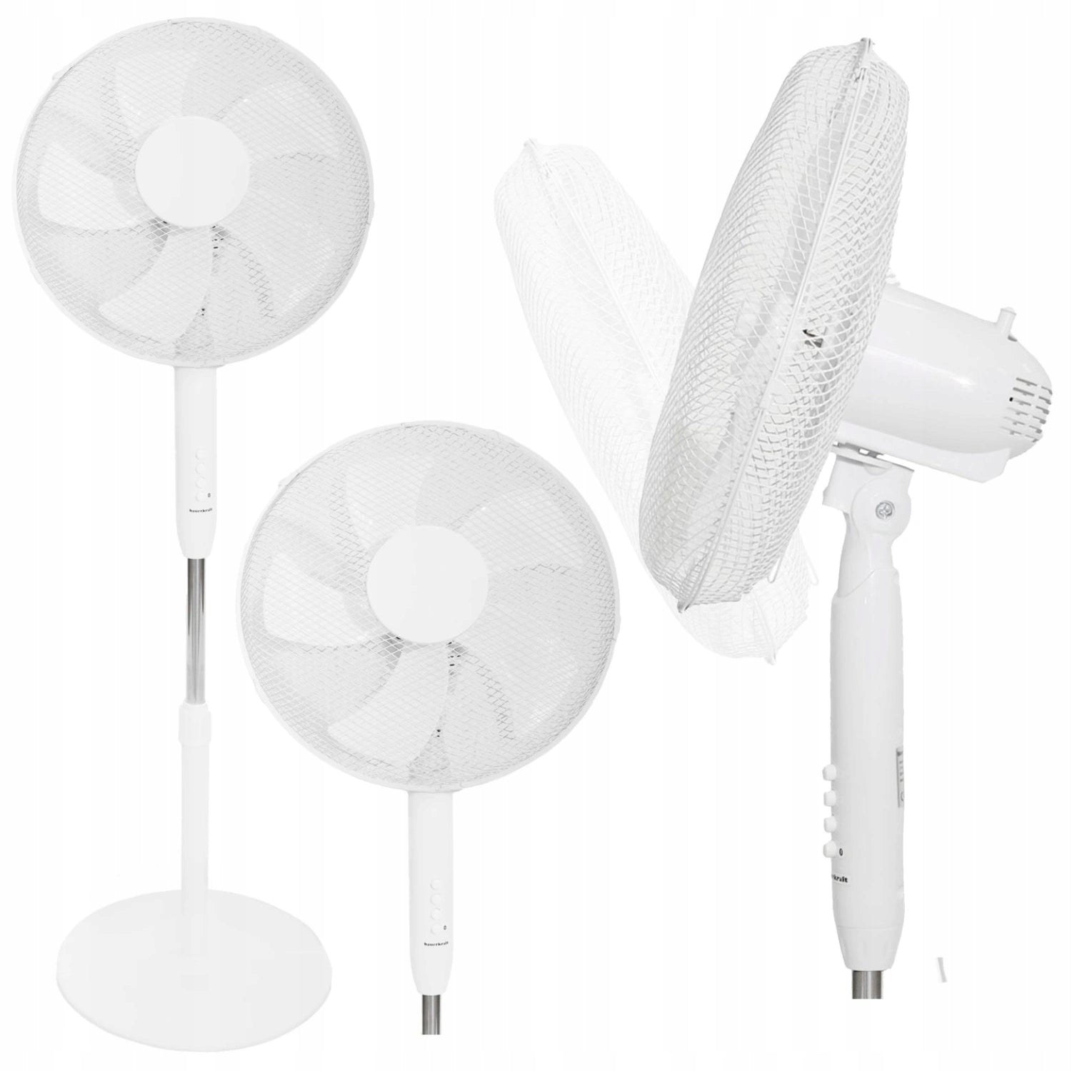 OFFICE FLOOR FAN STANDING WINDMILL 3 operating modes 5 blades QUIET Brand no brand