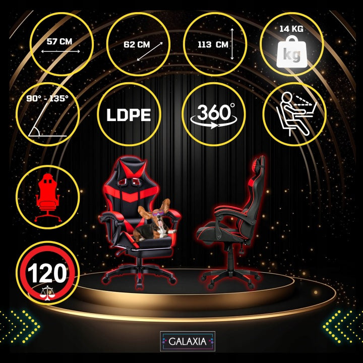 OFFICE GAMING CHAIR Rotating Bucket Gaming Chair For Child Manufacturer code Fotele Gamingowe Krzesło Obrotowe