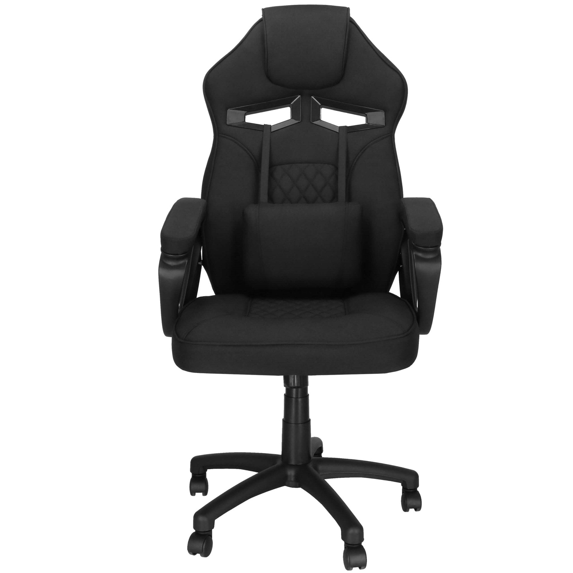 OFFICE GAMING CHAIR SWIVEL ERGONOMIC HEIGHT ADJUSTMENT FABRIC Furniture depth 52 cm