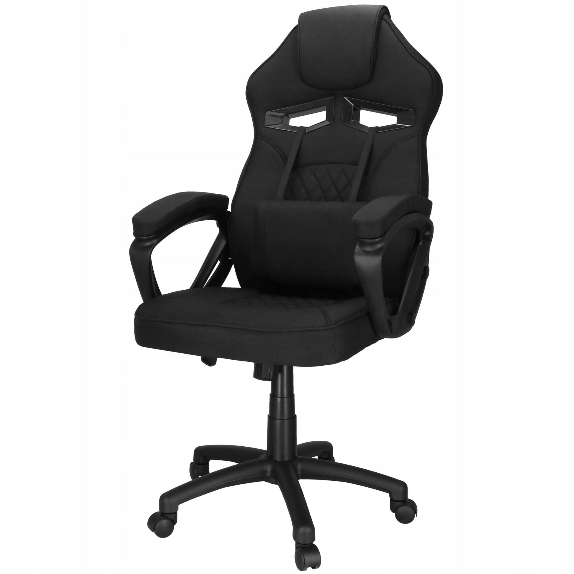 OFFICE GAMING CHAIR SWIVEL ERGONOMIC HEIGHT ADJUSTMENT FABRIC Furniture height 125 cm