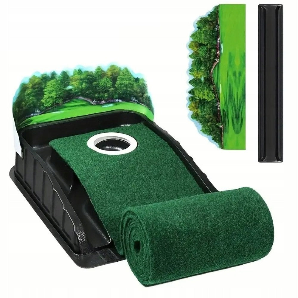 OFFICE SET FOR PLAYING MINI GOLF GAME PUTTER TO TARGET GOLF MAT MINIGOLF EAN (GTIN) 5906063509502
