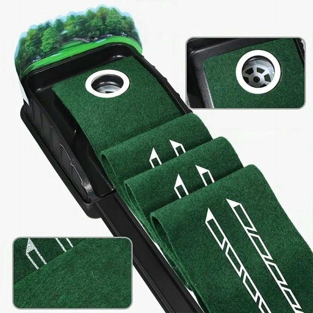 OFFICE SET FOR PLAYING MINI GOLF GAME PUTTER TO TARGET GOLF MAT MINIGOLF Kid's age 3＋ years