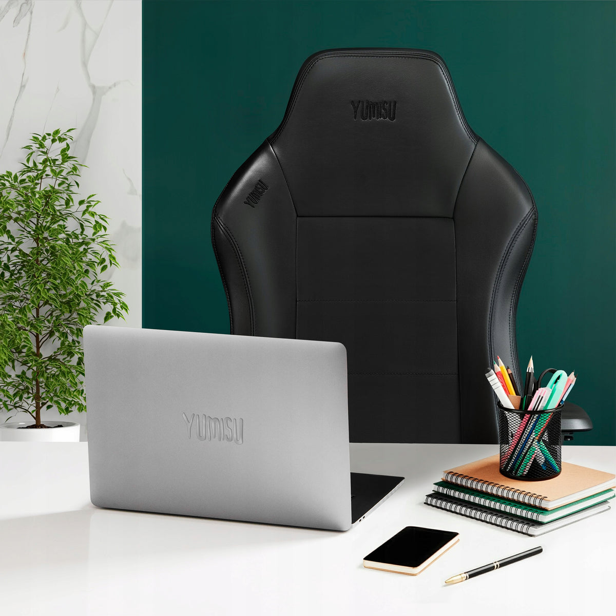 OFFICE SWIVEL CHAIR ADJUSTABLE DESK CHAIR PU LEATHER 150kg XL Manufacturer code Y-2054-BB
