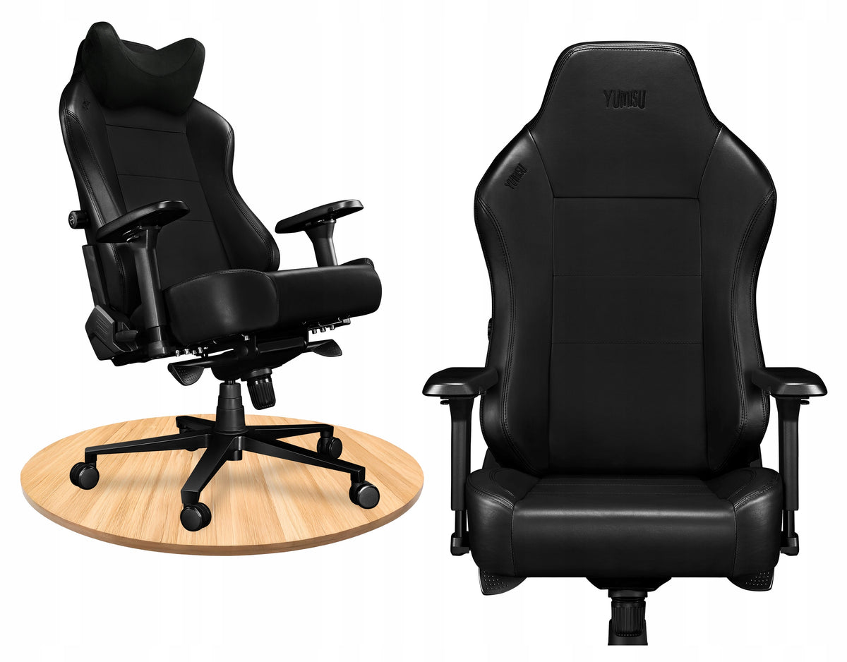 OFFICE SWIVEL CHAIR ADJUSTABLE DESK CHAIR PU LEATHER 150kg XL