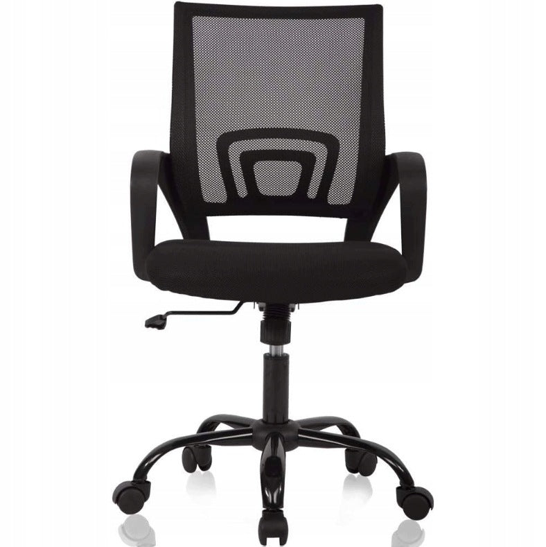 OFFICE SWIVEL CHAIR ADJUSTABLE ERGONOMIC BLACK OFFICE CHAIR Brand no brand