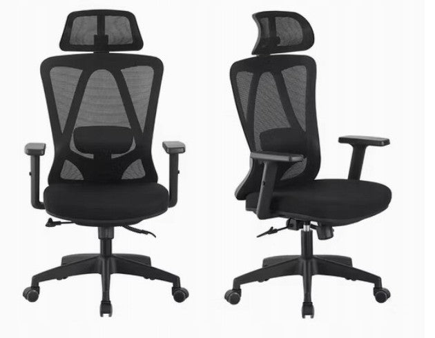 OFFICE SWIVEL CHAIR ERGONOMIC BLACK HORSEKING MESH MS016 BHP Manufacturer code MS016