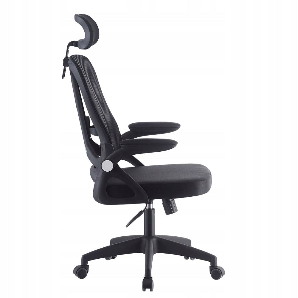 OFFICE SWIVEL CHAIR ERGONOMIC BLACK QUALITY MESH COMFORT Manufacturer code MS028 CZARNY