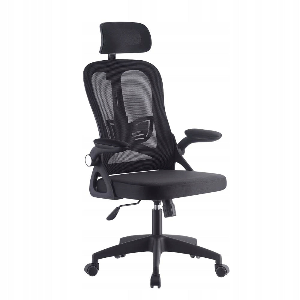 OFFICE SWIVEL CHAIR ERGONOMIC BLACK QUALITY MESH COMFORT