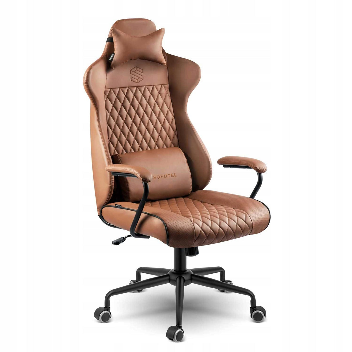 OFFICE SWIVEL CHAIR ERGONOMIC MODERN ELEGANT OFFICE FAUX LEATHER Brand Sofotel