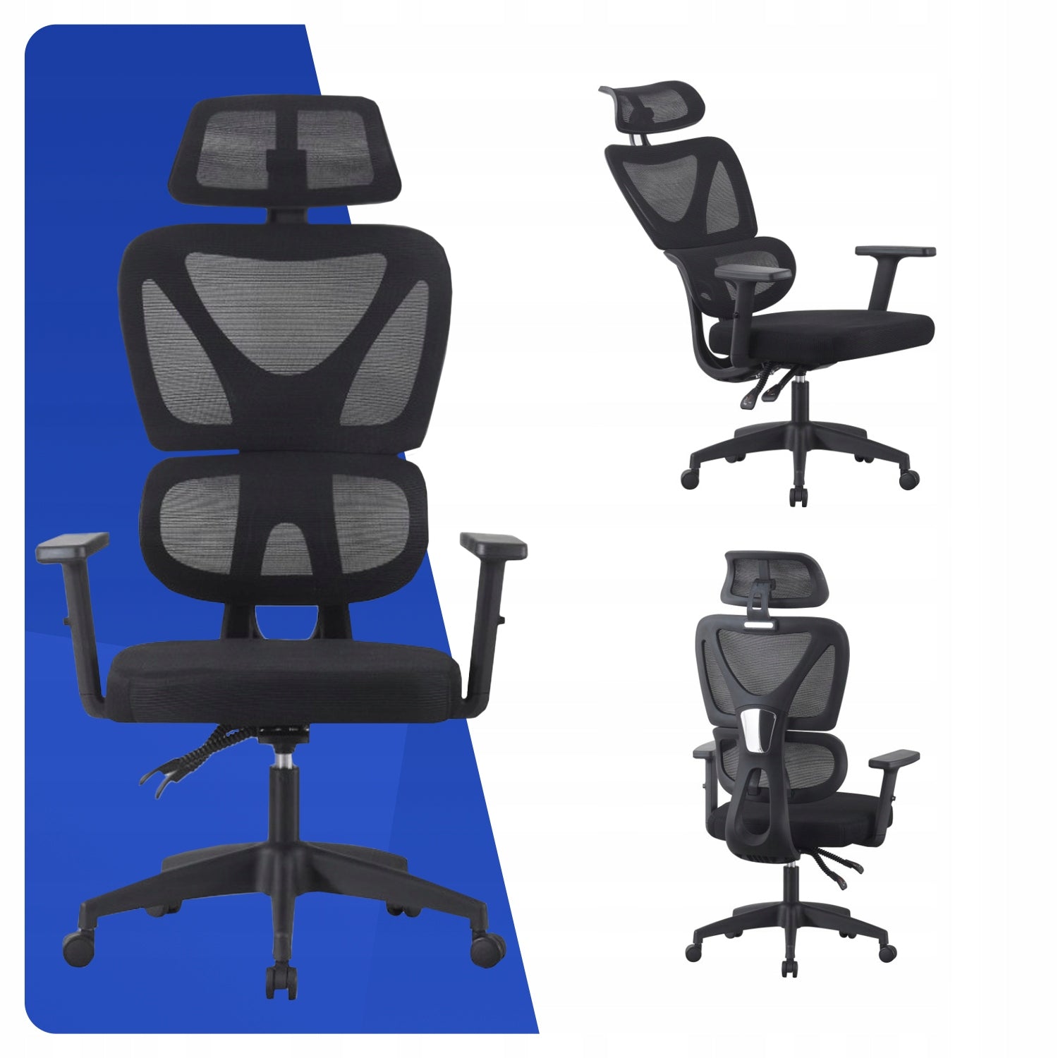 OFFICE SWIVEL CHAIR FOR WORK CHAIR MS01B CHAIR BLACK BHP Brand no brand
