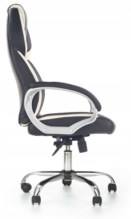 OFFICE SWIVEL CHAIR GAMING ERGONOMIC CHAIR COMFORTABLE STRONG BLACK Packaging status original