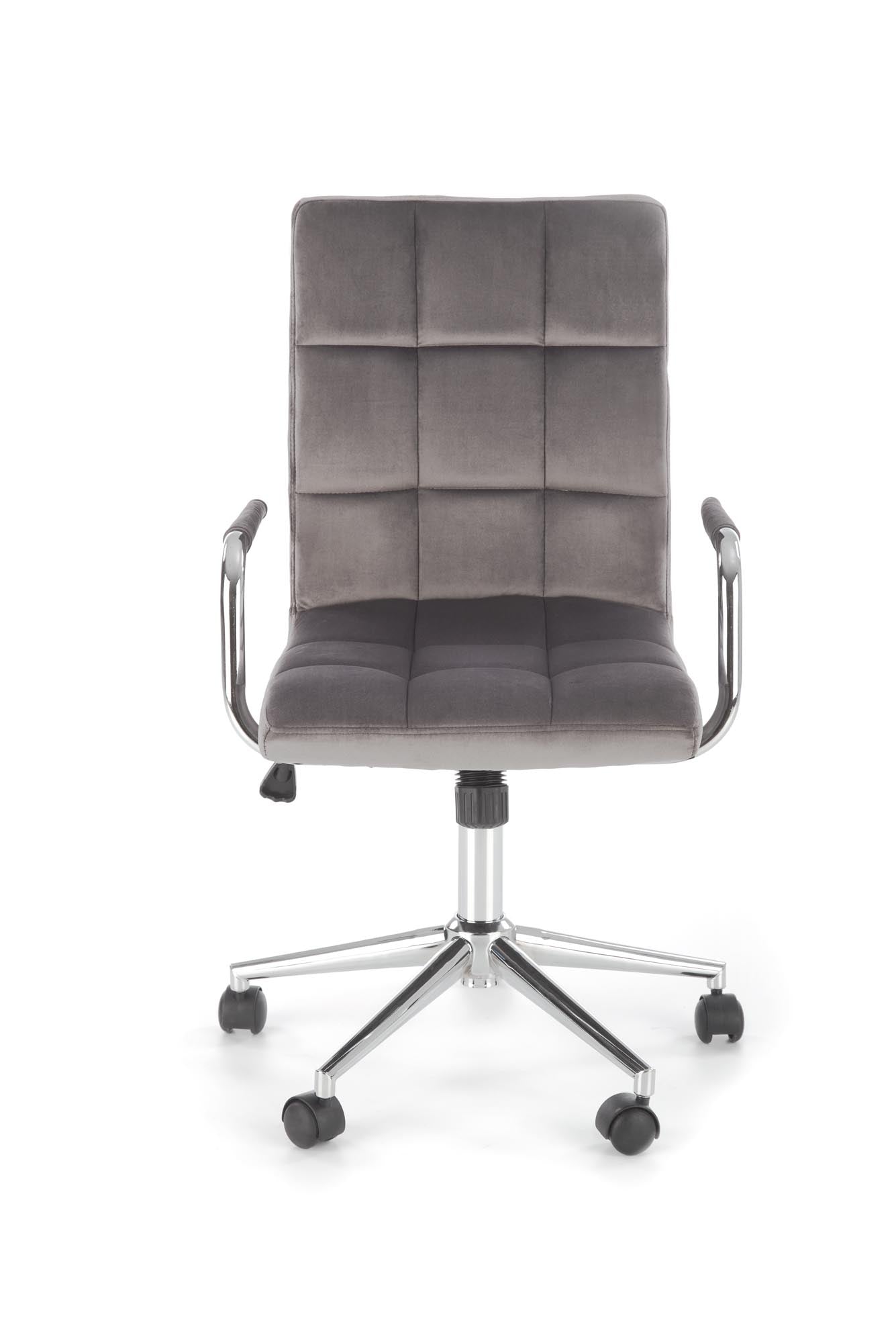 OFFICE SWIVEL CHAIR GONZO VELVET GREY HALMAR Manufacturer code V-CH-GONZO 4-FOT-POPIEL