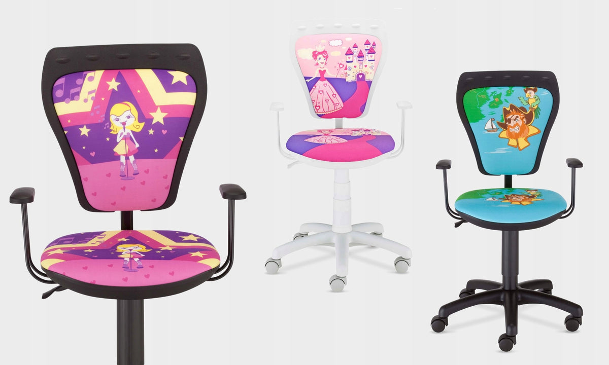 OFFICE SWIVEL CHAIR MINISTYLE White PONY NOWY STYL Manufacturer code MINISTYLE-WH-PONY
