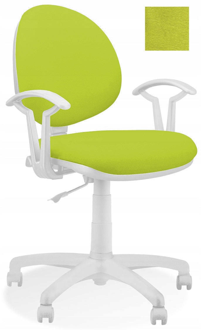 OFFICE SWIVEL CHAIR SMART-IN J.GREEN NEW ST Body color white