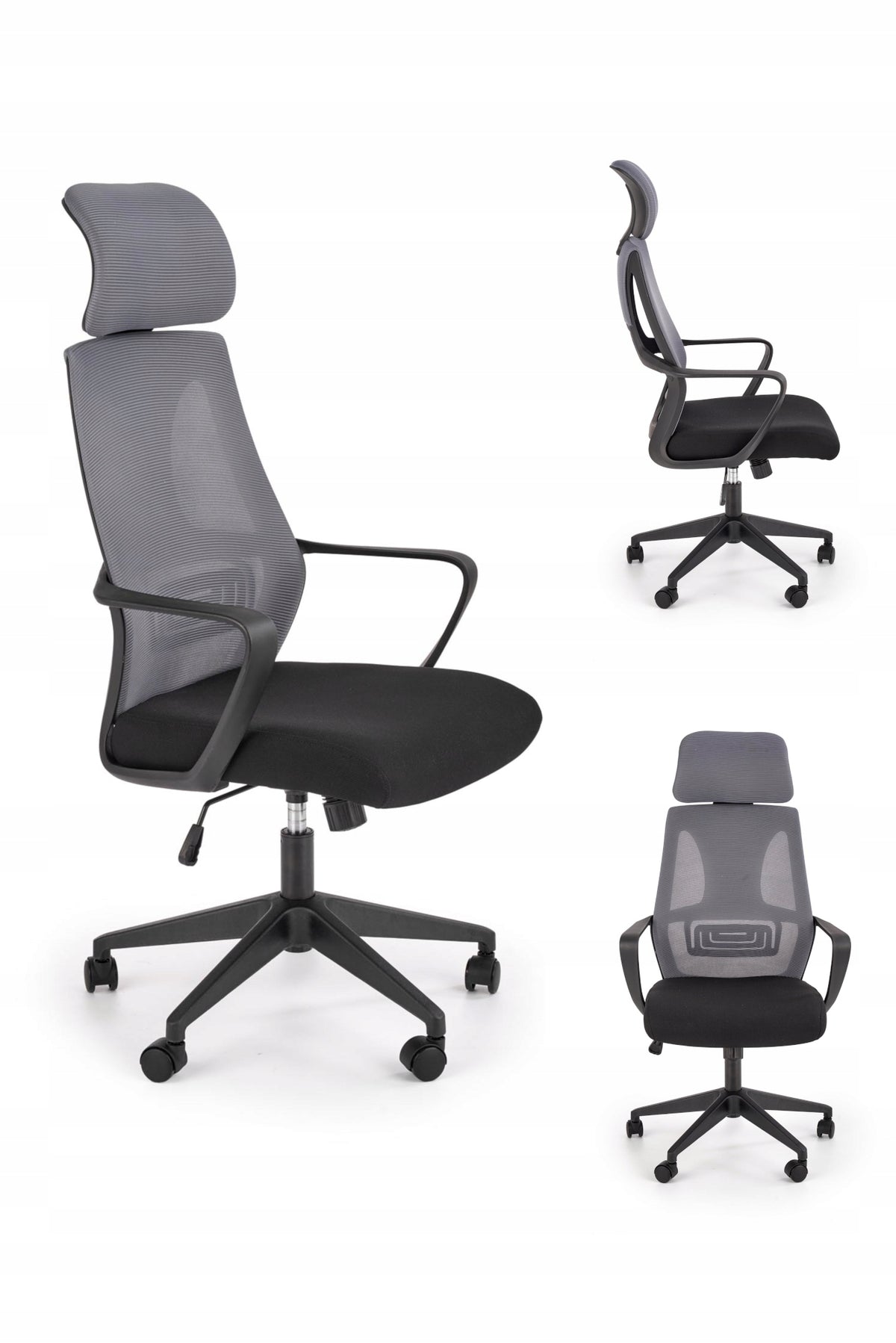 OFFICE SWIVEL CHAIR VALDEZ GREY HALMA MESH