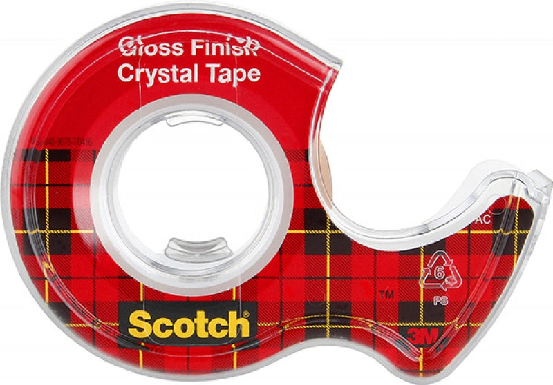 OFFICE TAPE SCOTCH CRYSTAL CLEAR (6-1975) Brand Scotch