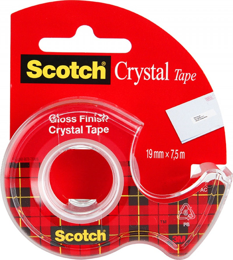 OFFICE TAPE SCOTCH CRYSTAL CLEAR (6-1975)