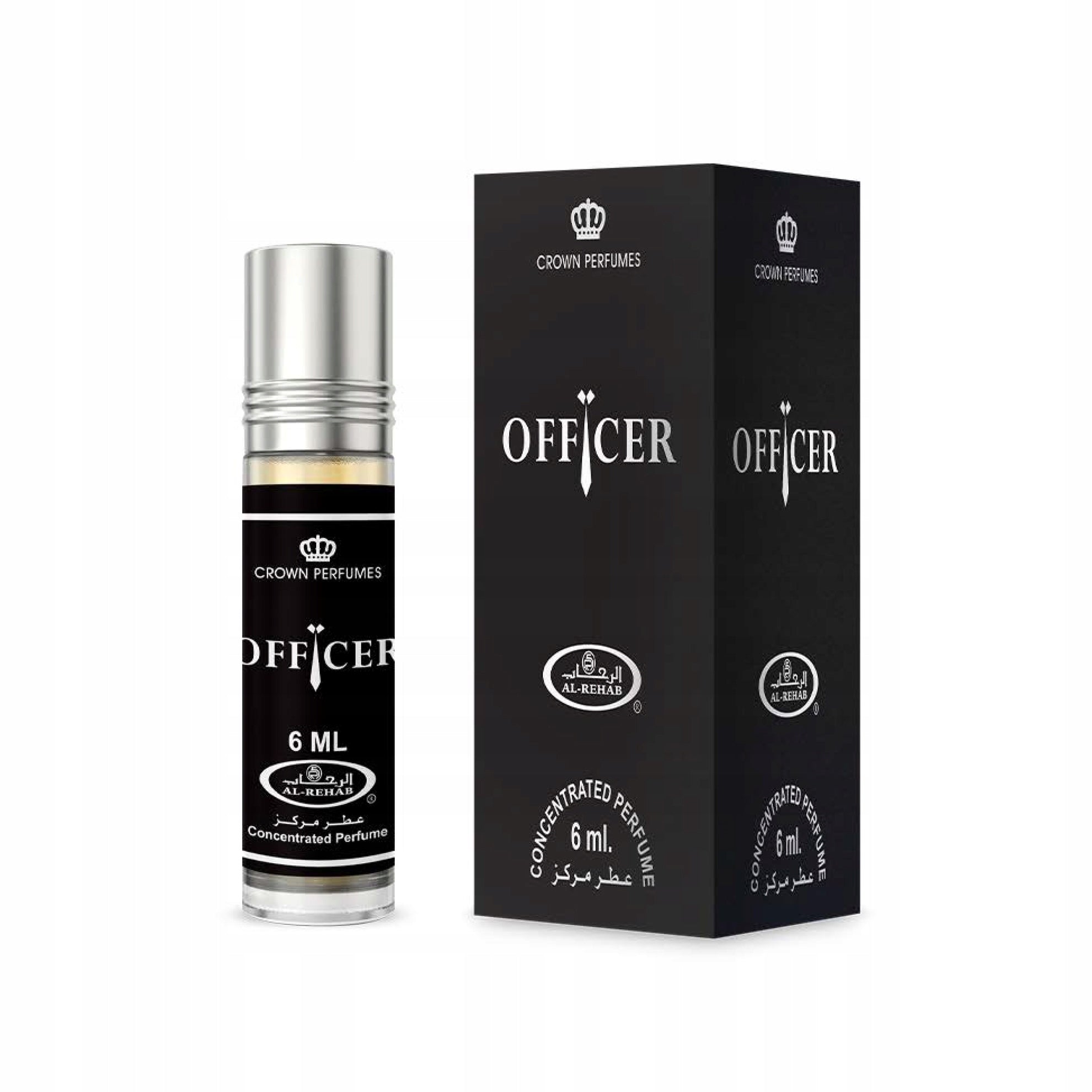 OFFICER ARABIC PERFUME IN OIL MEN'S REFRESHING CITRUS 6 ml AL REHAB Packaging status original