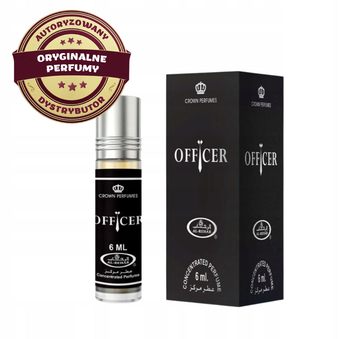 OFFICER ARABIC PERFUME IN OIL MEN'S REFRESHING CITRUS 6 ml AL REHAB