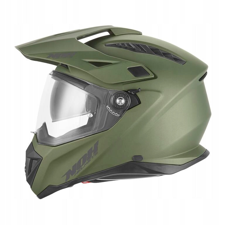 OFFROAD DUOSPORT HELMET NOX N350 GREEN MAT XXL