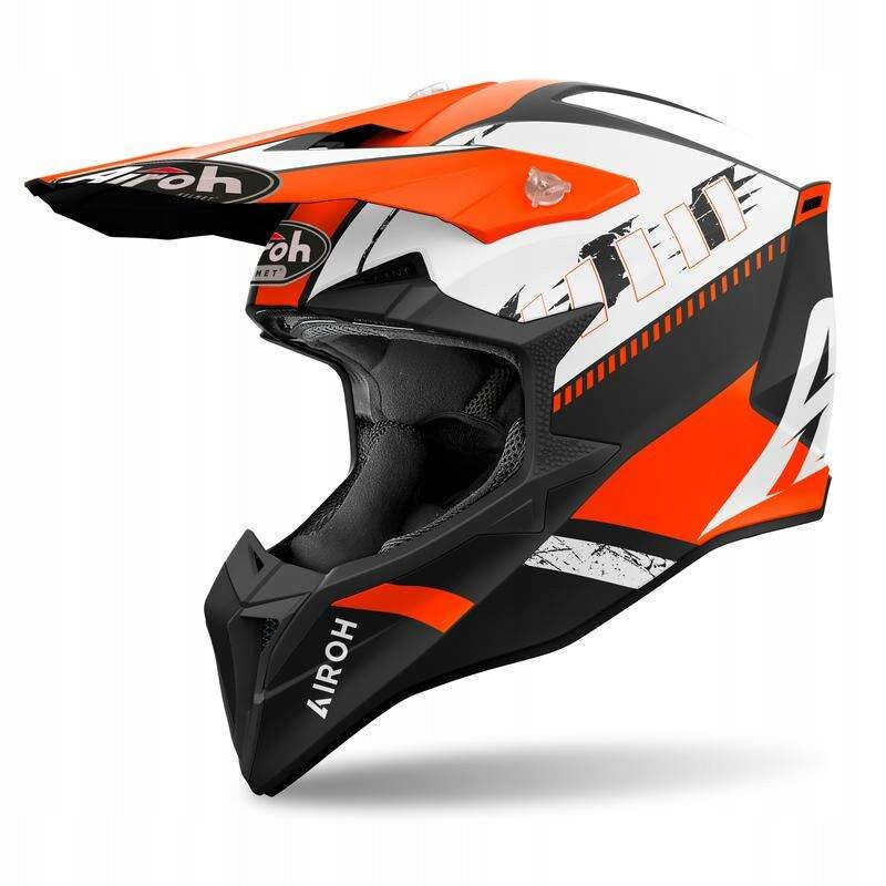 OFFROAD HELMET AIROH WRAAAP FEEL ORANGE MATT XL