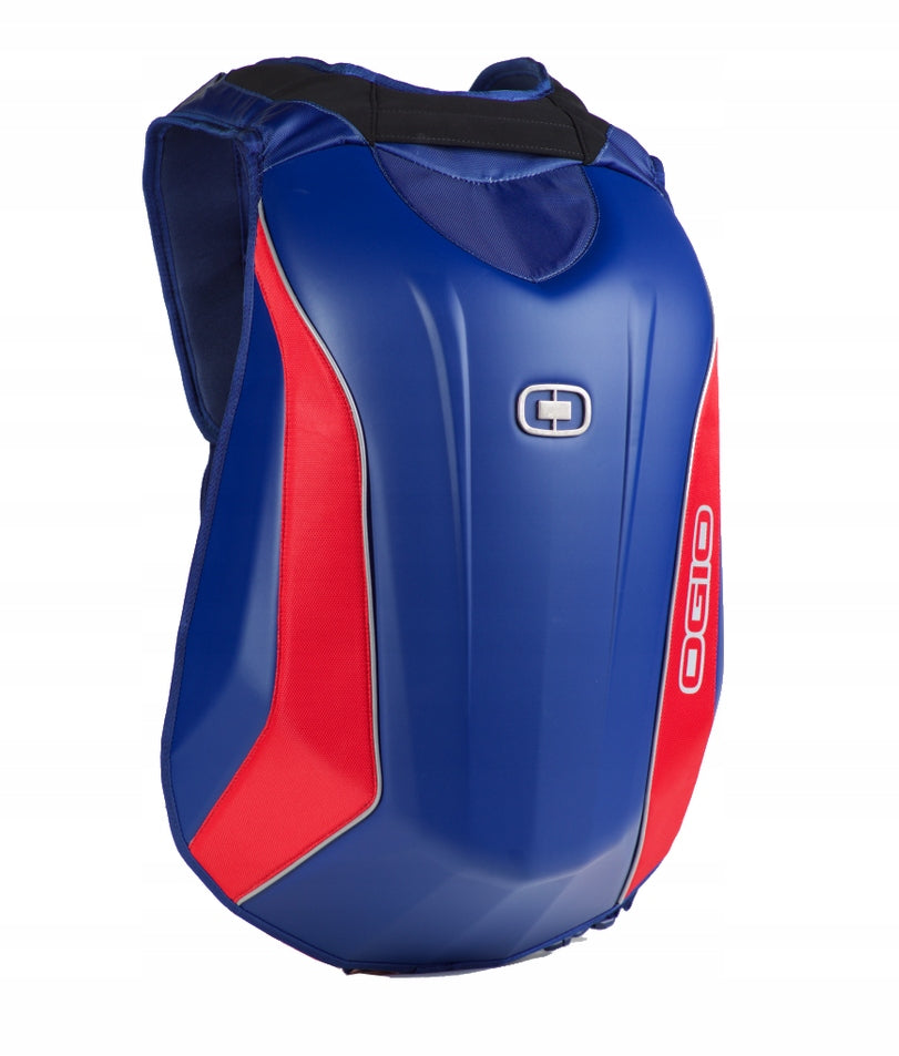 OGIO NO DRAG MACH 3 BGR motorcycle backpack (22 L) Blue/Red