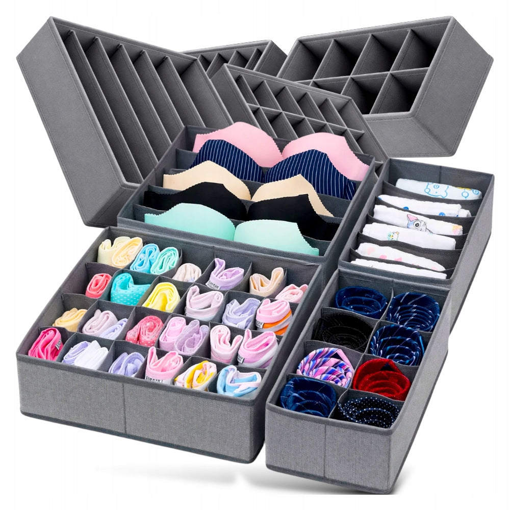 OGRANIZER FOR UNDERWEAR DRAWER CLOTHES ART FUNCTIONAL SET OF 4
