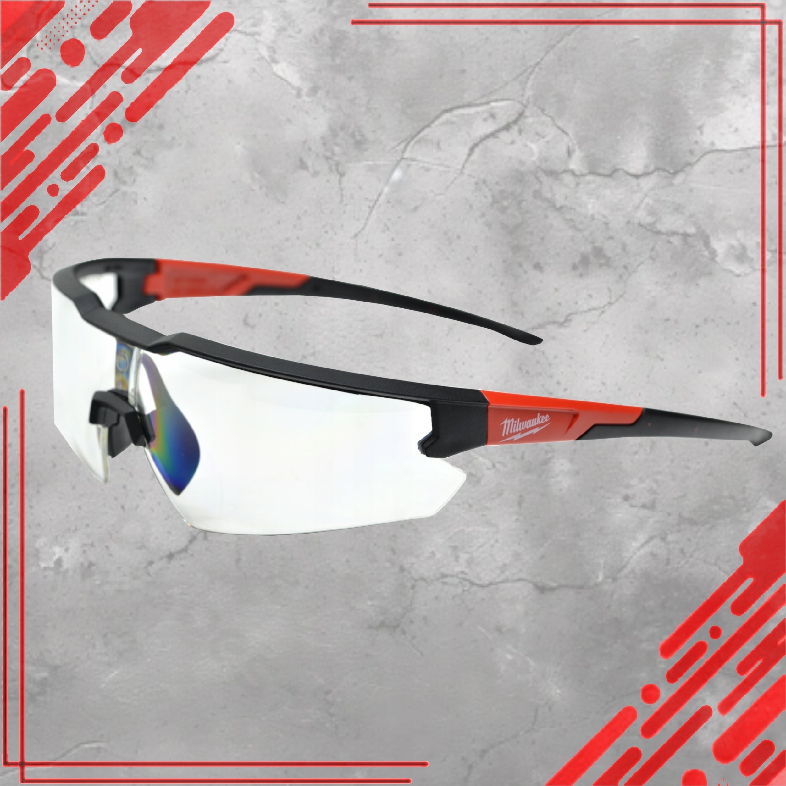 OHS WORK GLASSES SCRATCH RESISTANT 1 PAIR GOOGLE PROTECTIVE COLORLESS Manufacturer code 4932478763