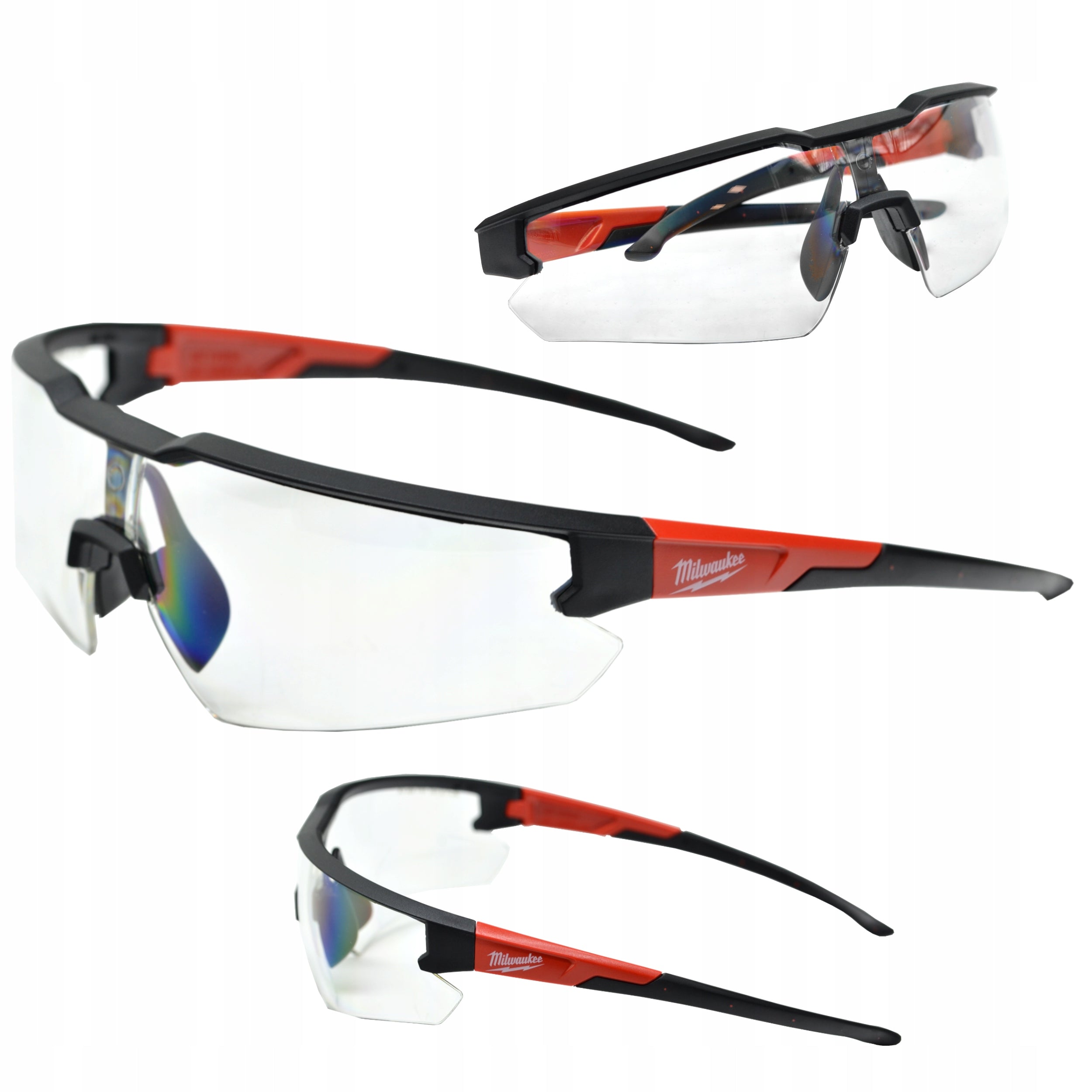 OHS WORK GLASSES SCRATCH RESISTANT 1 PAIR GOOGLE PROTECTIVE COLORLESS