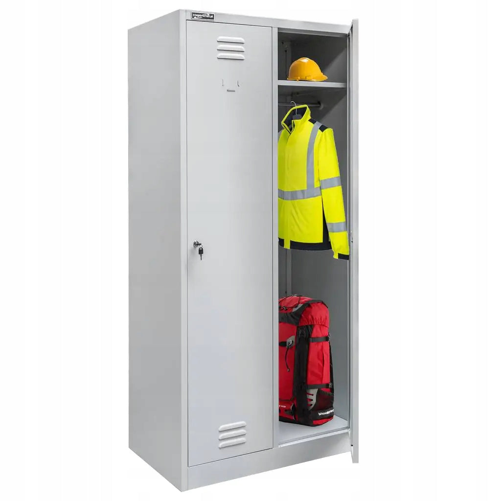 OHS cabinet metal worker TWO-DOOR 180x80x50cm Mega-M