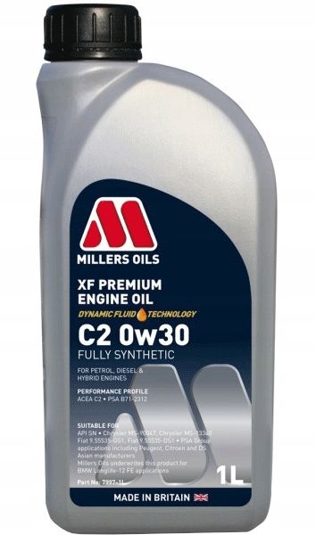 OIL 0W-30 XF PREMIUM C2 1L MILLERS