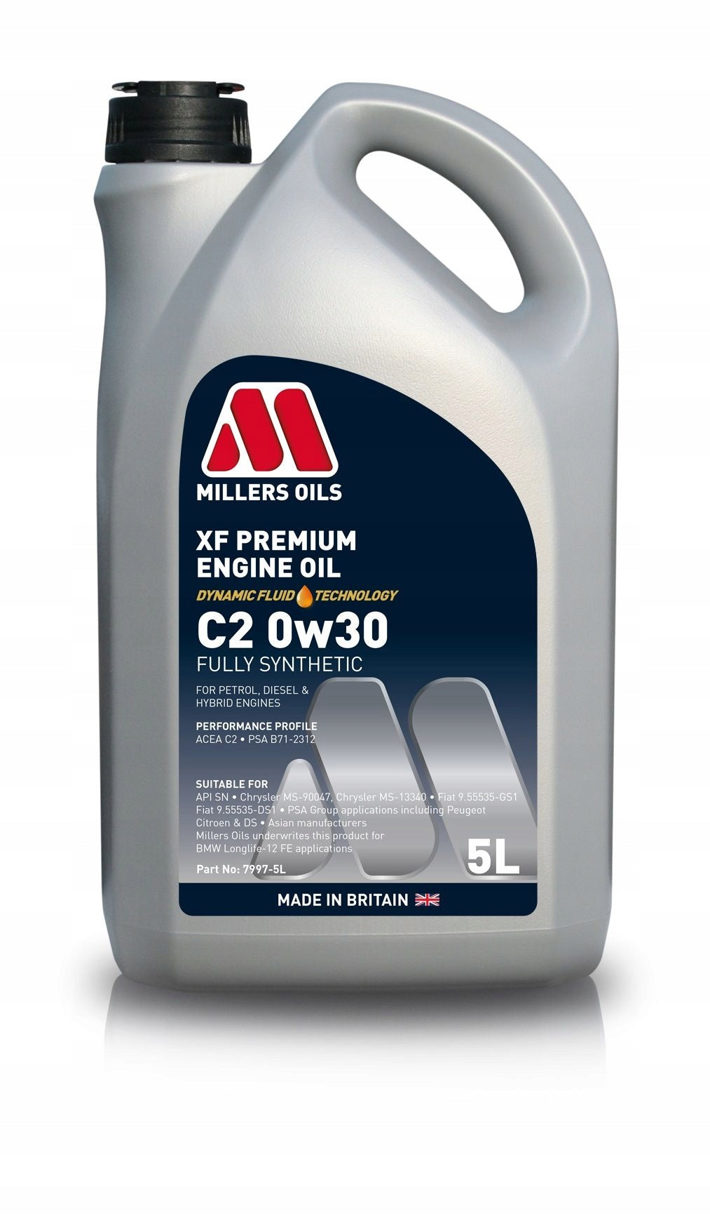 OIL 0W-30 XF PREMIUM C2 5L MILLERS