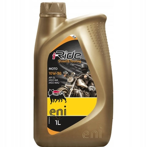 OIL 10W30 ENI I-RIDE MOTO 4T 1 LT Packaging volume 1 l