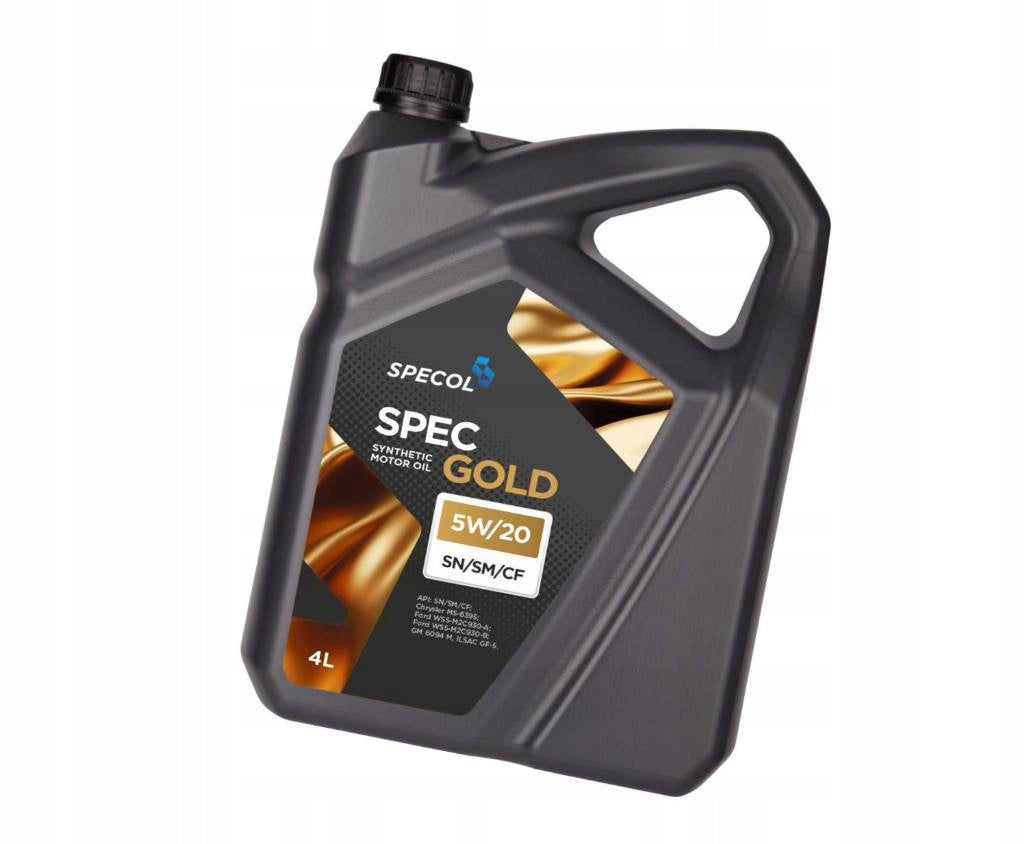 OIL 5W-20 SPEC GOLD SN/SM/CF 4L Packaging volume 4 l